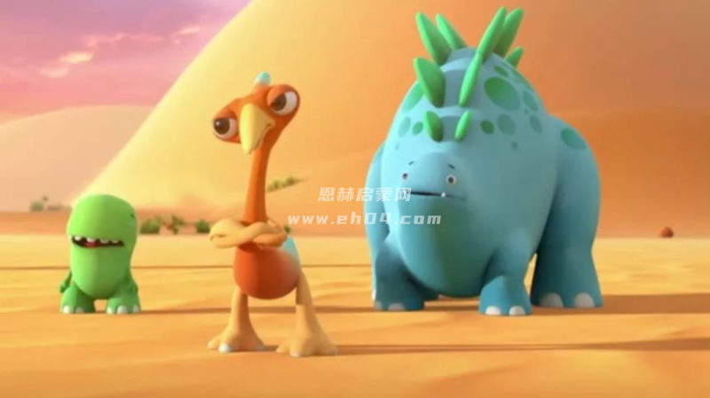 萌翻了！BBC经典英语启蒙动画片《小恐龙乐园》，每天一集开心学英语！-2