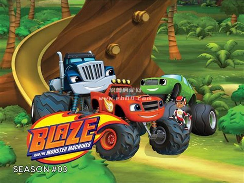 《旋风战车队/烈焰与怪物卡车:Blaze and the Monster Machines》第3季英文版[全20集][英文字幕][1080P][MP4]-1